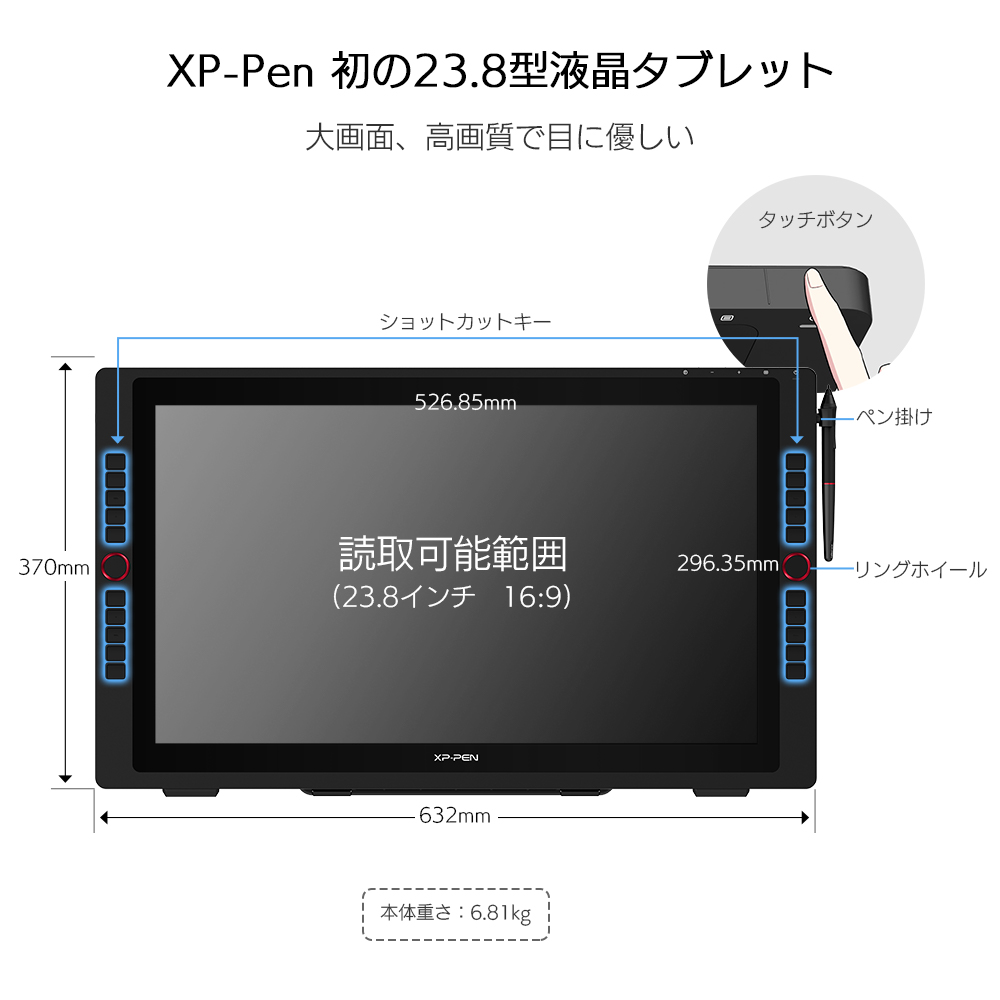 プロ必見：XP-Pen Artist 24 Proレビュー（1440P USB-Cペンタブレット