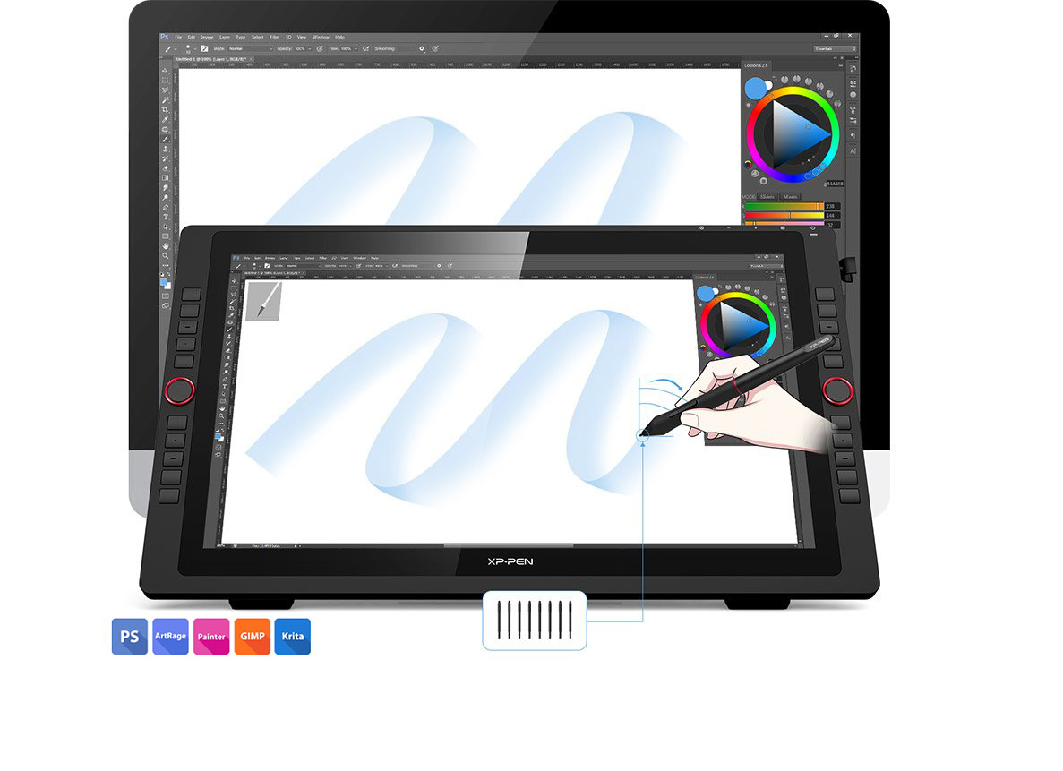 【新品未使用】XP-pen Artist22R Pro21.51xクイックガイド