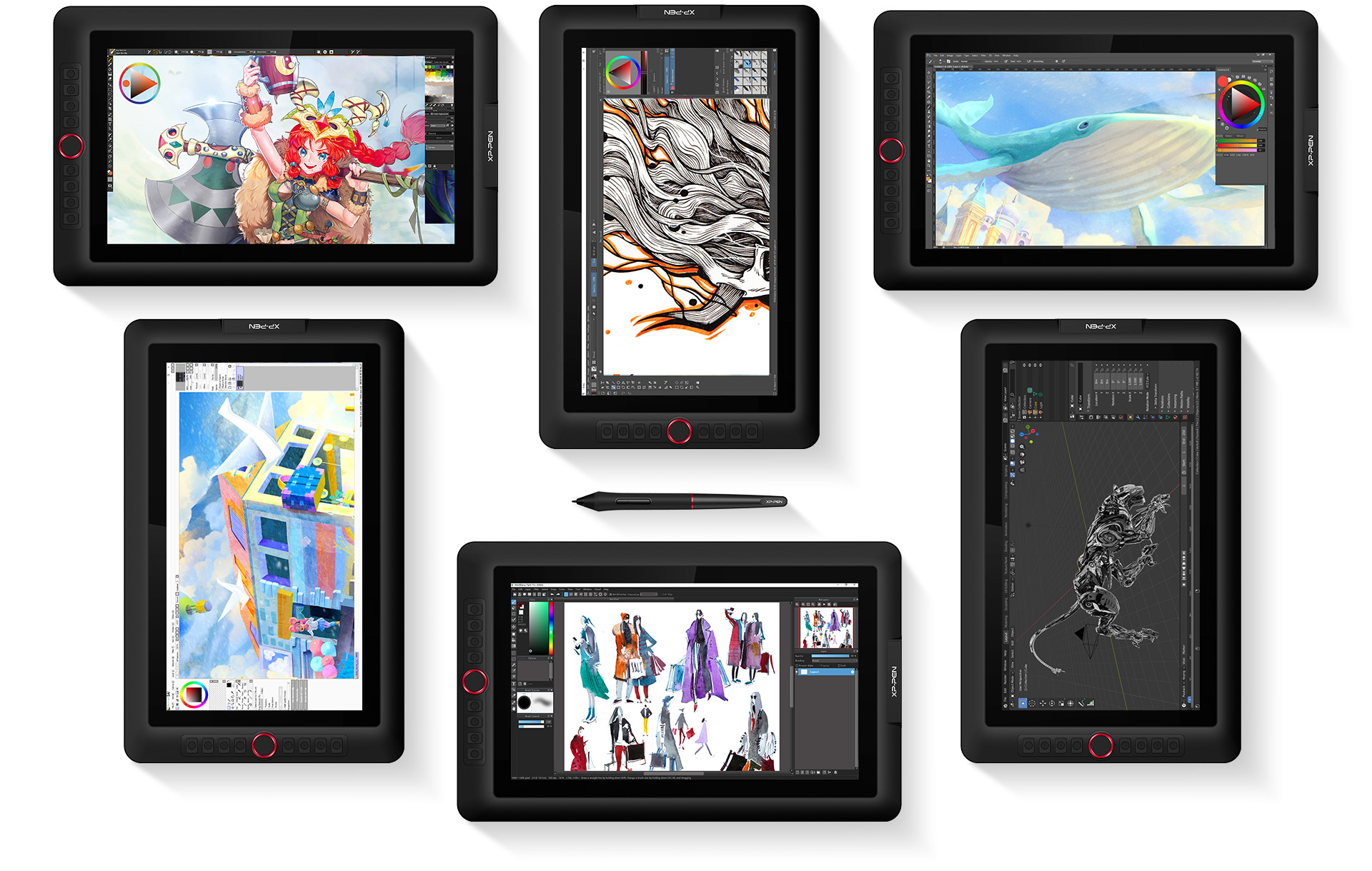 液晶ペンタブレットXP-PEN Artist 15.6【スタンド付き】