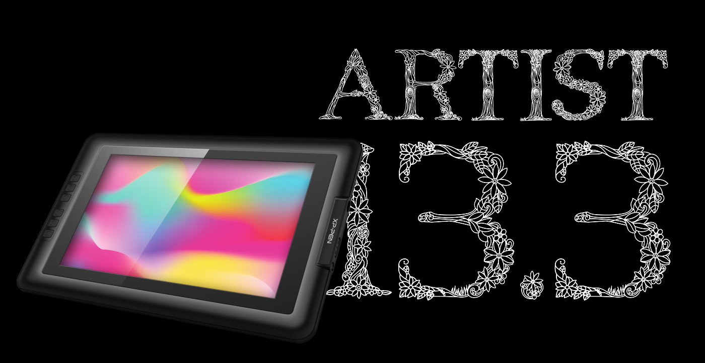  Artist 13.3 digital painting pad 13.3 inch screen with 1920x1080 HD display resolution 