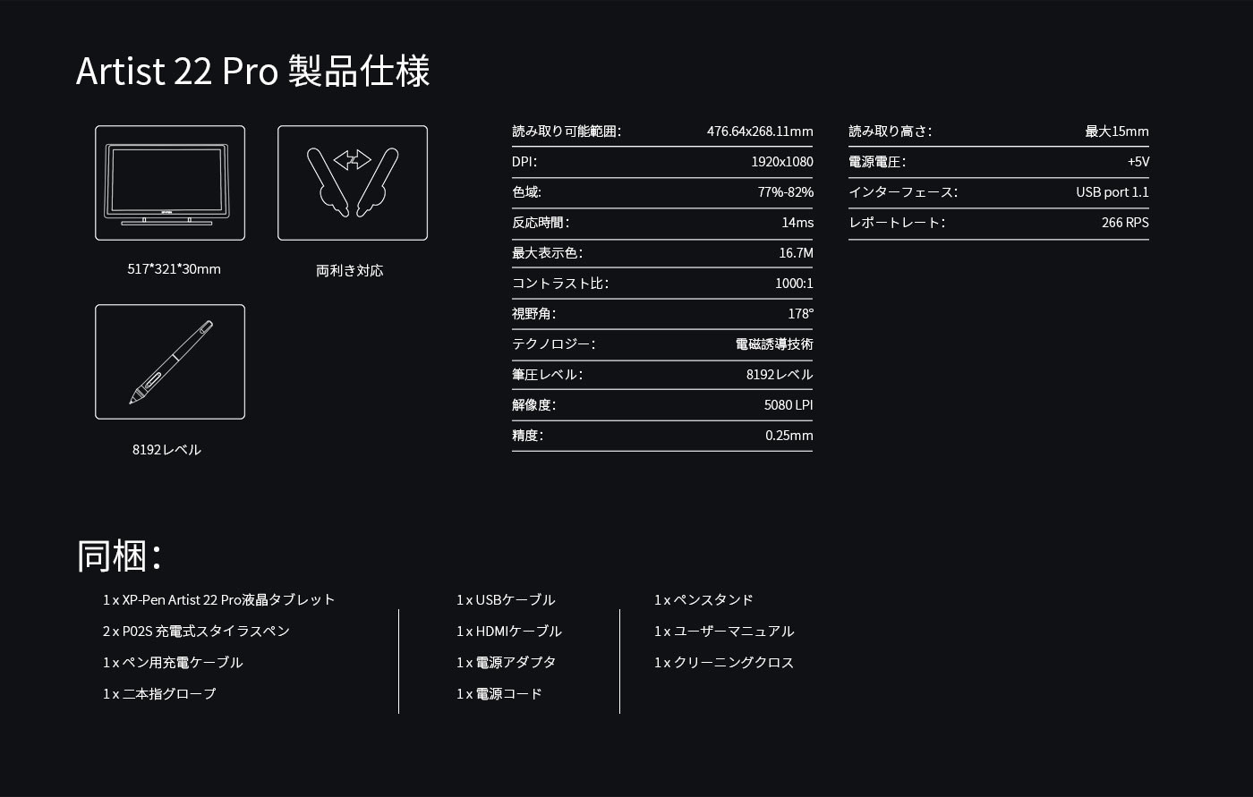 Artist 22 Pro 液晶タブレット | XPPen公式サイト